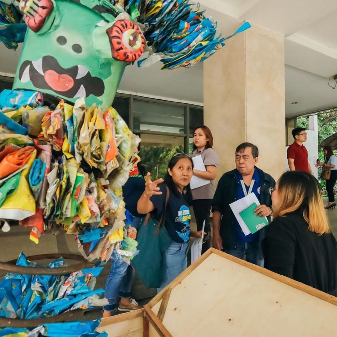 Plastic Monster-in-the-box installations delivered at the DENR headquarters