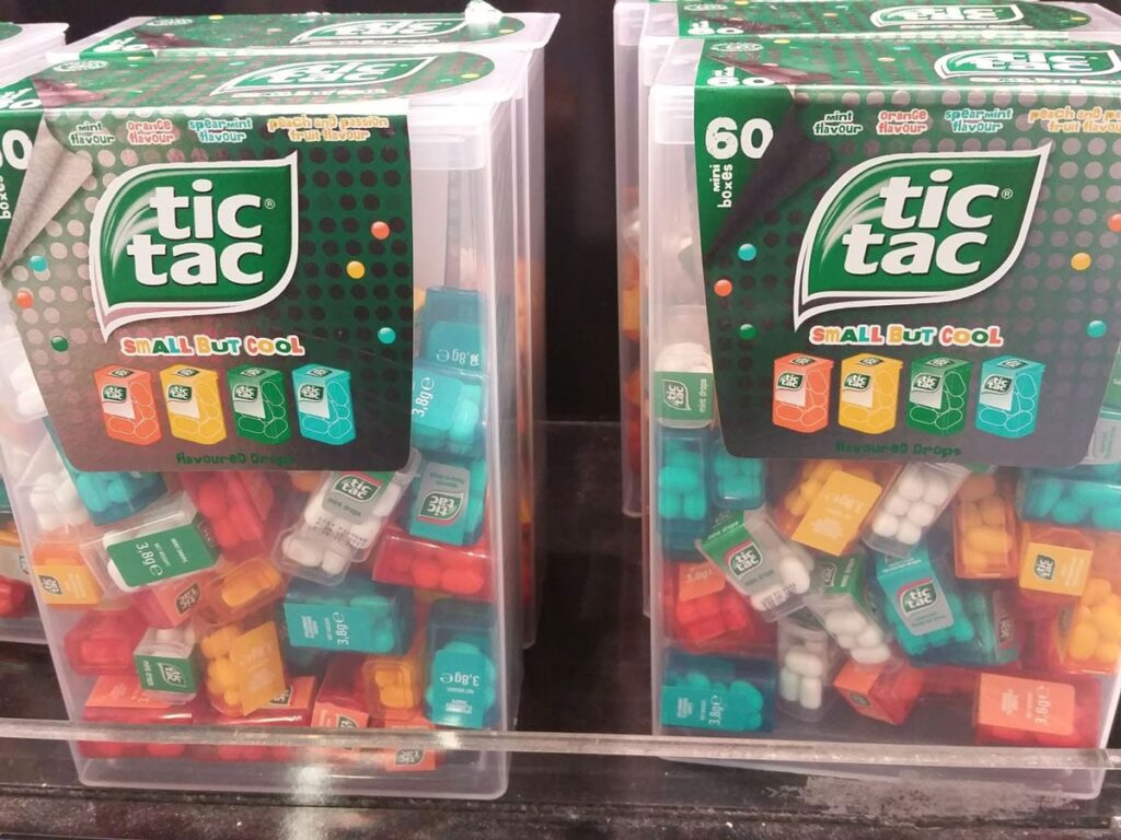 tic tac packaging